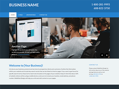 WebWise SMB Stater Website Example 1