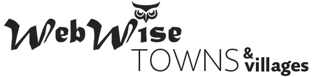 WebWise Towns & Villages Logo Black